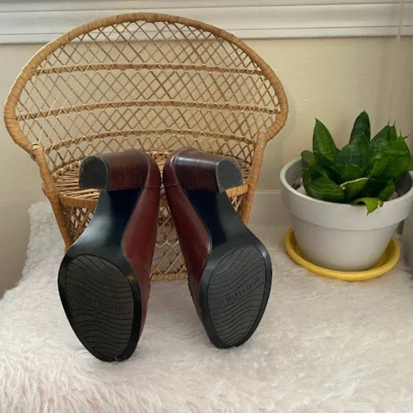 Maripe Madrid heeled loafers 6M - Picture 4 of 7